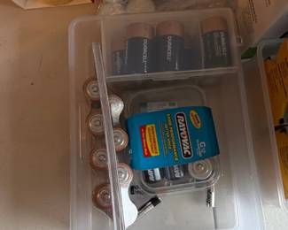 Assorted Batteries and Tea Lights Bundle