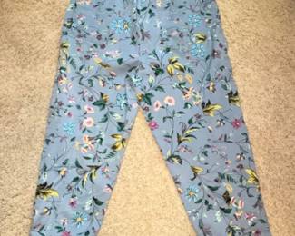 Anthropologie Victoria Floral Cargo Pants third image