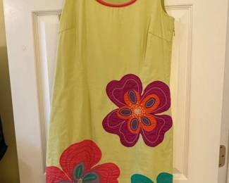 Boden Floral Applique Dress