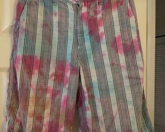 Vans Plaid TieDye Board Shorts