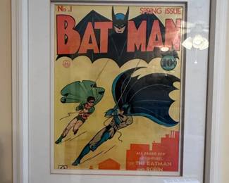 Batman  Comic Book Cover Art Print