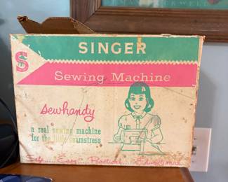 Vintage Singer sewing machine for kids