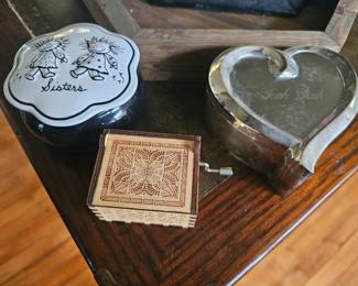 trinket boxes