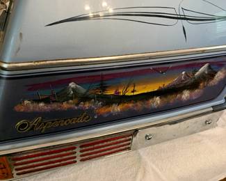 #193	Pair of Honda Aspencade Custom Painted Motorcycle Hard Saddle Bags	 $120.00 