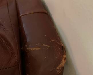 #16	Lane Leather Loveseat (as is finish) - 63" Long	 $150.00 