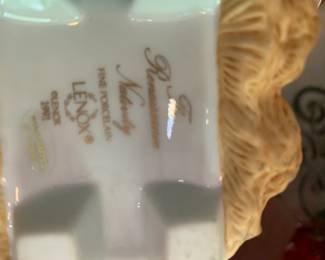 #167	Lenox 3 Piece Nativity Set 9"	 $30.00 