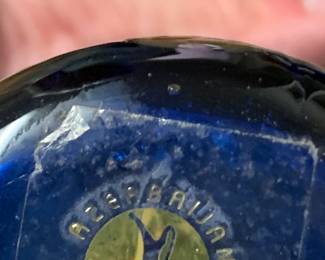 #181	Pair Hand Blown Cobalt BlueGlasses Made in Azerbaijan	 $20.00 