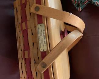 #57	Longaberger Chirstmas collection 1996 Edition Holiday Cheer Basket	 $20.00 