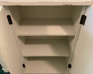 #7	4 door cream painted chest 42x12x36	 $125.00 