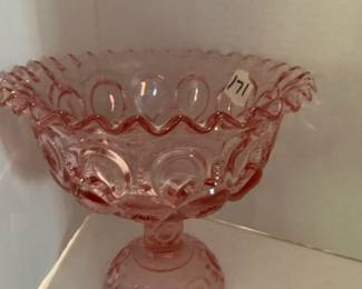 #171	Pink Moon & Star Candy Dish 8x7	 $30.00 