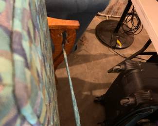 #116	Oak Chair on Wheels w/back that Top that comes down (as is condition)	 $30.00 