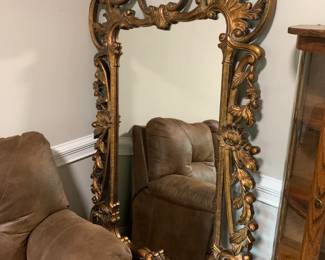 #2	gold wood mirror 74x40	 $275.00 
