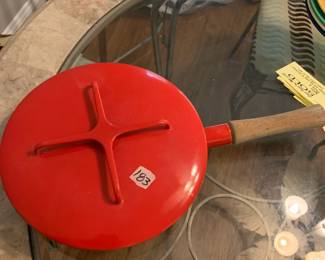 #183	Dansk Red Skillet 11"	 $30.00 