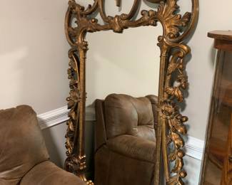#2	gold wood mirror 74x40	 $275.00 