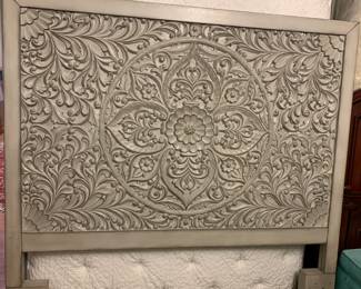 #73	Gray Decorative Full/Queen Headboard only - 64" Wide Total - 64" Tall	 $175.00  #74	Tencel Pillow Top Full Mattress/Boxsprings	 $175.00 