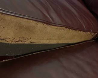 #16	Lane Leather Loveseat (as is finish) - 63" Long	 $150.00 