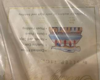 #76	Sleeping Perfect by Sleep Fit Twin Mattress/Boxsprings	 $75.00 