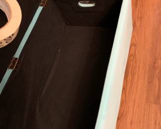 #78	Powder Blue Stool Storage Stool - 32x16x18	 $30.00 