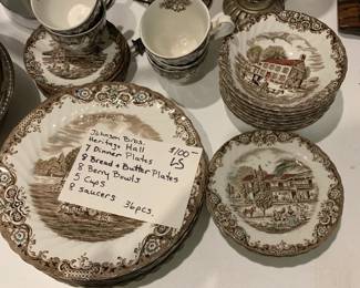 #151	Johnson Brothers Heritage Hall 36 Piece Dinner Ware	 $100.00 