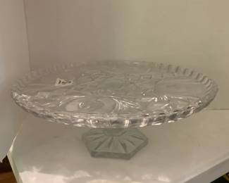 #157	Rose Cake Stand 11x4	 $30.00 