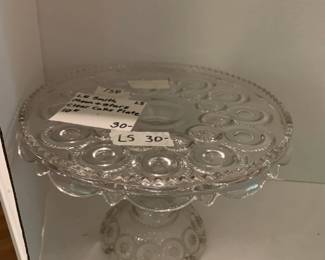 #158	LE Smith Moon & Stars Cake Stand 10"	 $30.00 