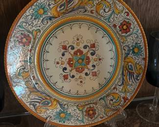 Lots of Italian painted kitchenware