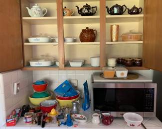Fireking, Pyrex, vintage Corning