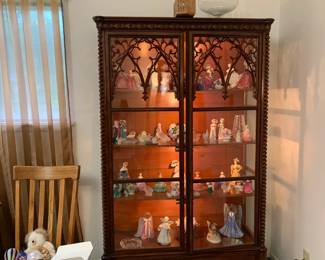 Antique French Gothic Display Cabinet