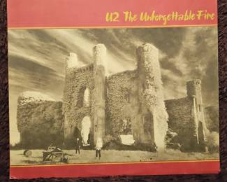 U The Unforgettable Fire Vinyl Record B