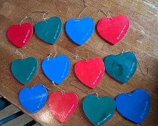 The Twelve Days of Christmas Heart Ornaments by LVC second image