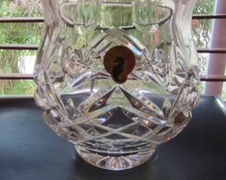 Waterford Crystal With Love Hurricane Candle Holder second image