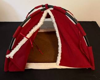 Christmas Cat Bed Tent