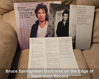 Bruce Springsteen Darkness on the Edge of Town Vinyl Record third image