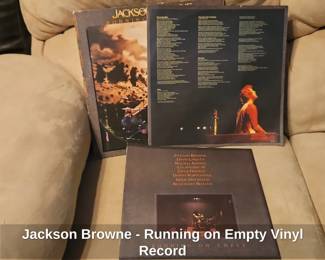 Jackson Browne  Running on Empty Vinyl Record third image