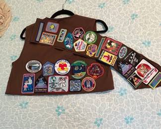 Girl Scout Uniform Vest and Sash second image