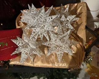 Set of Glittering Star Ornaments second image