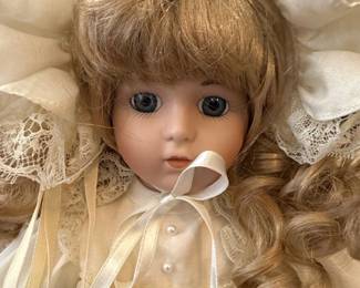 Victorian Style Porcelain Doll second image