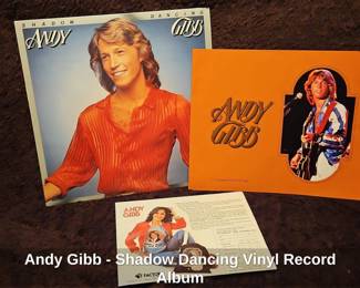 Andy Gibb  Shadow Dancing Vinyl Record Album third image
