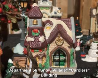 Department Snow Village Carolers Building