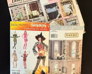 Vintage Sewing Pattern Lot Butterick, Simplicity, McCalls Home Decor  Waverly