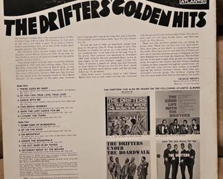 The Drifters Golden Hits Vinyl Record second image