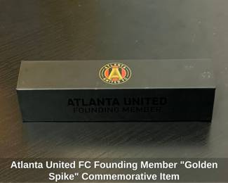 Atlanta United FC Founding Member Golden Spike Commemorative Item second image