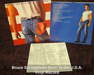 Bruce Springsteen Born in the U.S.A. Vinyl Record B third image