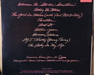 Michael Jackson Thriller Vinyl Record second image