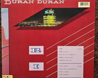 Duran Duran Rio Vinyl Record  Capitol Records ST second image