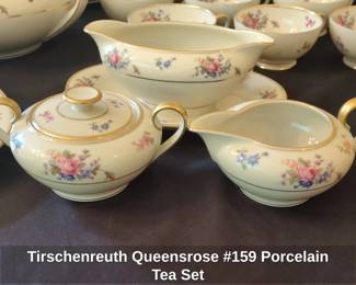 Tirschenreuth Queensrose  Porcelain Tea Set