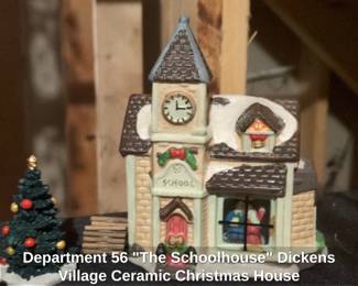 Department The Schoolhouse Dickens Village Ceramic Christmas House