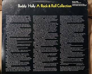 Buddy Holly A Rock  Roll Collection Double Vinyl Record second image