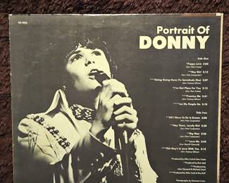 Portrait of Donny  Donny Osmond Vinyl Record second image