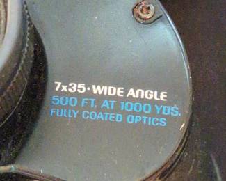 Vintage Bushnell x Binoculars with Leather Case third image